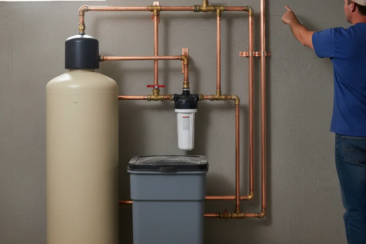 Whole-house water treatment system installed in Navarro